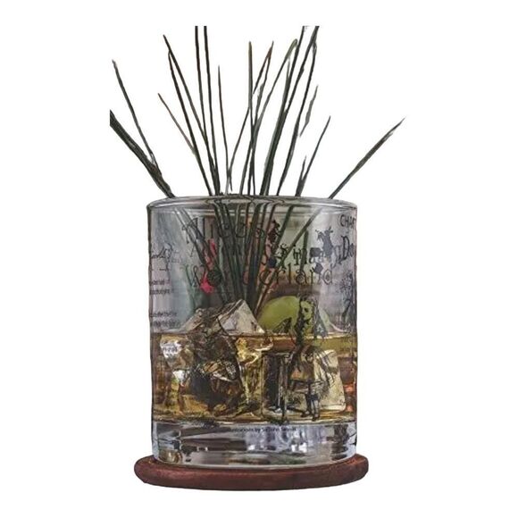Greenline Goods Alice in Wonderland Whiskey Glasses Literature Rocks Glassware - Picture 10 of 10